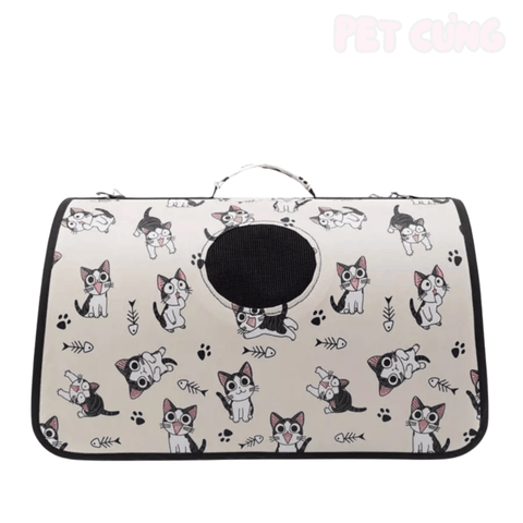 Túi xách vòm cho chó mèo thông thoáng - Pet Cưng