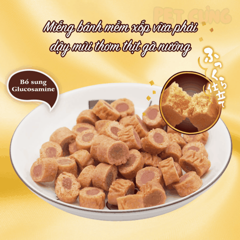 Viên gà nướng mềm Doggyman SAYA bổ sung gan cho chó 100g - Pet Cưng