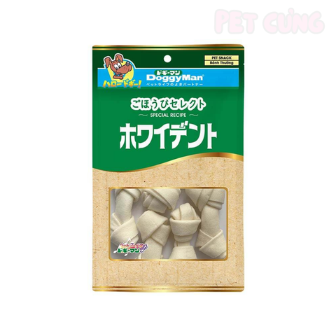 Xương da bò tự nhiên Doggyman cho chó gặm sạch răng 5 cây - Pet Cưng