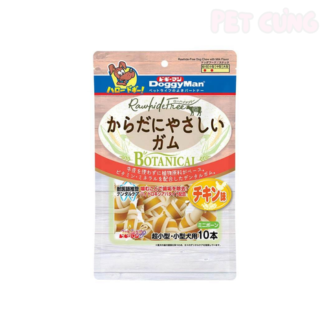 Xương nơ vị gà Doggyman cho chó gặm sạch răng 10 cây - Pet Cưng