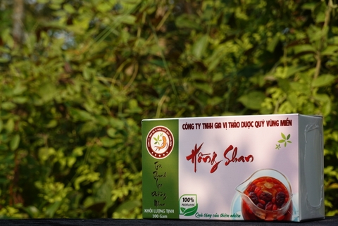 Trà dưỡng nhan hồng shan
