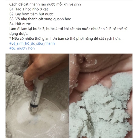 Cát trắng thủy sinh bịch 1000 gram