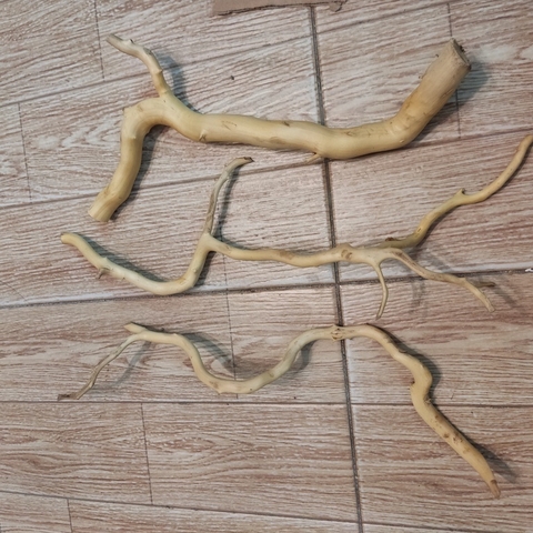 Lũa đỗ quyên loại ngắn trang trí bể cá, đồ chơi leo chèo cho ốc mượn hồn