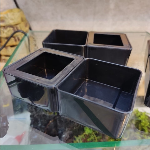 Bát ăn 2 ngăn nhựa bóng đẹp an toàn và thân thiện với pet