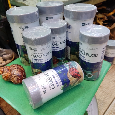 Thức ăn cho ốc mượn hồn và cua cảnh cung cấp đầy đủ chất dinh dưỡng cần thiết