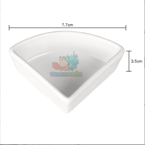 Bát đựng thức ăn chén đựng nước hình tam giác nhiều màu