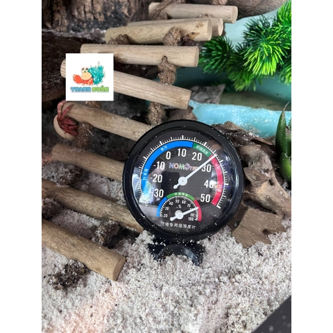 Ẩm kế đo nhiệt độ và độ ẩm kích thước 8cm - chính hãng NOMO Y PET