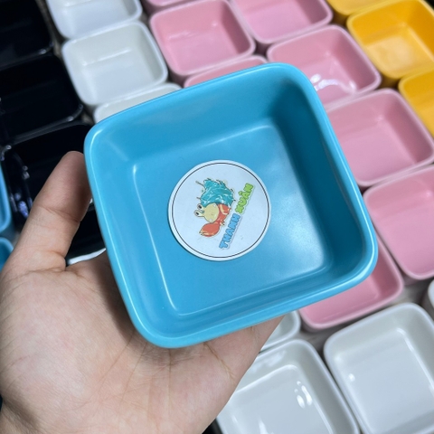 Bát nước chén nước 6 màu chất liệu sứ dành cho ốc mượn hồn