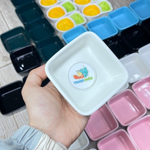 Bát nước chén nước 6 màu chất liệu sứ dành cho ốc mượn hồn