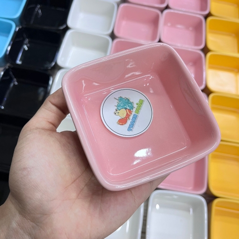 Bát nước chén nước 6 màu chất liệu sứ dành cho ốc mượn hồn