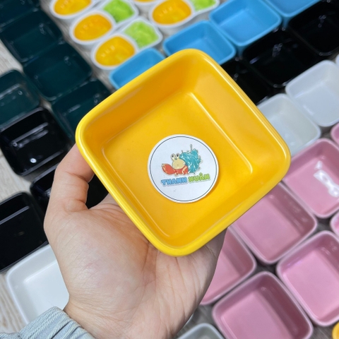 Bát nước chén nước 6 màu chất liệu sứ dành cho ốc mượn hồn