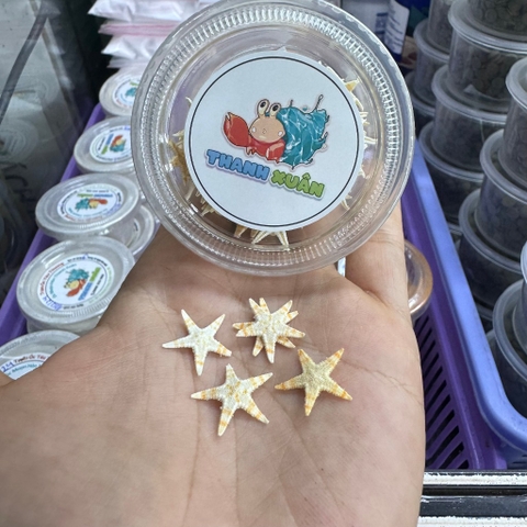 Sao biển khô thức ăn bổ sung canxi cho ốc mượn hồn