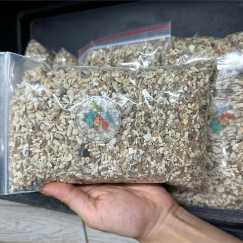 1kg cát san hô trải nền cho hồ ốc mượn hồn và hồ cá