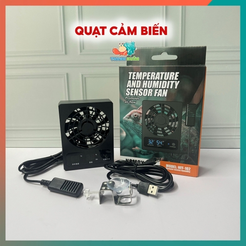Quạt cảm biến giảm độ nóng cho ốc và một số thú cưng khác