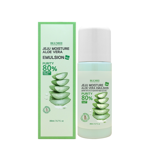 Dưỡng Chất Làm Dịu Da Chiết Xuất 80% Lô Hội Blumei Jeju Moisture Aloe 80 Emulsion