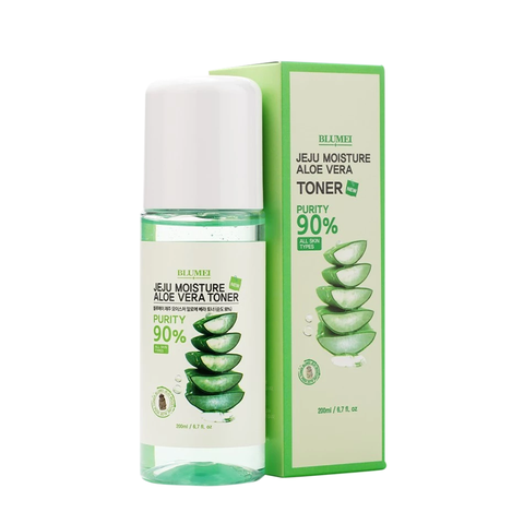 Nước Hoa Hồng Chiết Xuất 90% Lô Hội Blumei Jeju Moisture Aloe 90 Toner