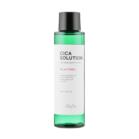 Nước Hoa Hồng Ngừa Mụn Cân Bằng Da Gaston Cica Solution Relax Toner