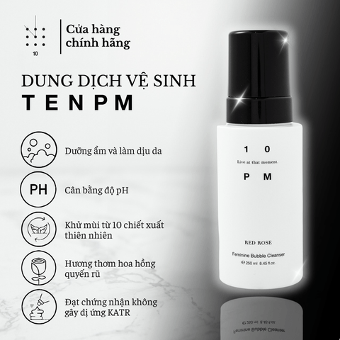 Dung Dịch Vệ Sinh Phụ Nữ Dạng Bọt (Feminine Bubble Cleanser - Red Rose)