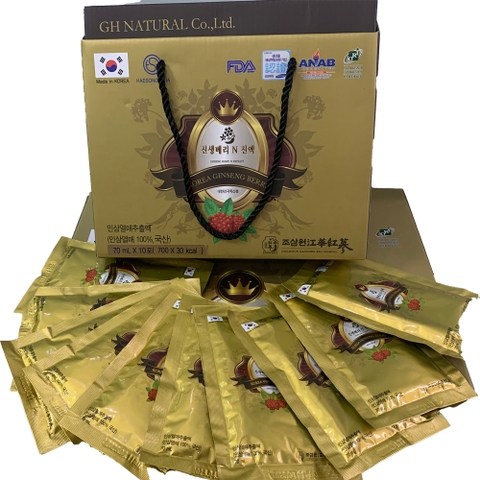 Hộp Ginseng Berry N Extract – Chiết xuất quả nhân sâm (loại nhỏ 10 túi/ hộp)
