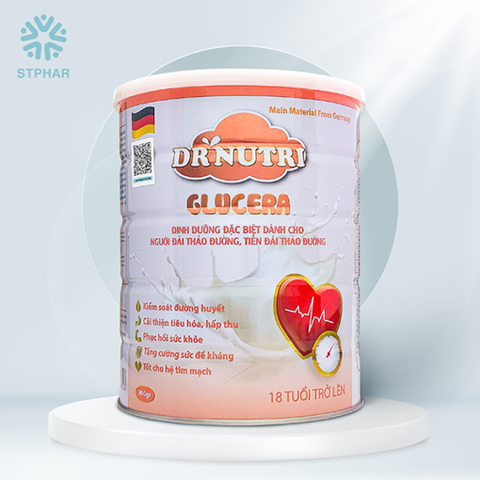 Sữa bột cho người tiểu đường Dr Nutri Glucera 900g