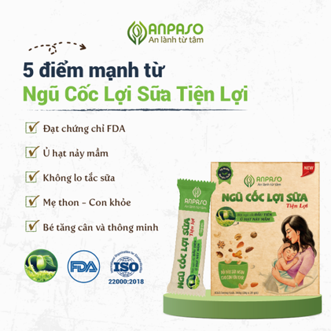 Ngũ cốc lợi sữa tiện lợi Anpaso