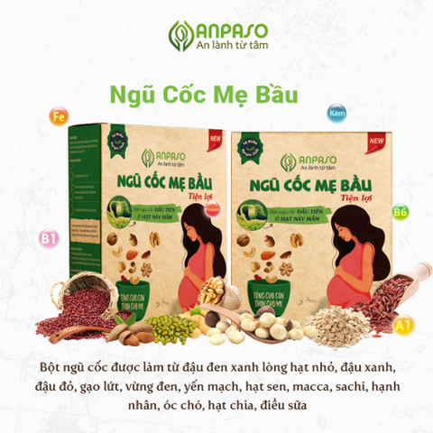Ngũ cốc mẹ bầu tiện lợi Anpaso
