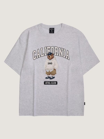 WHOAU T-Shirt WHRPD2411U Melange Gray