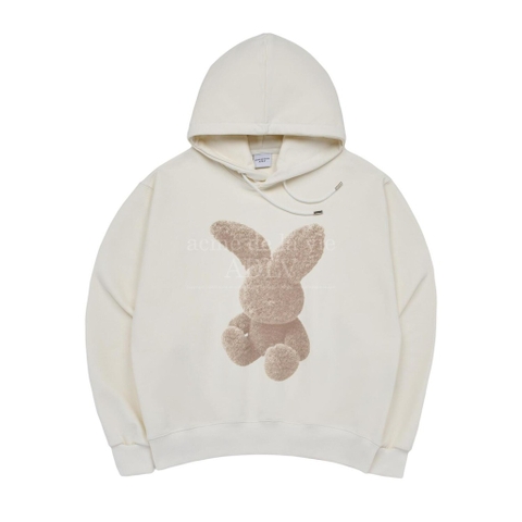 ADLV CREAM FUZZY RABBIT HOODIE CREAM