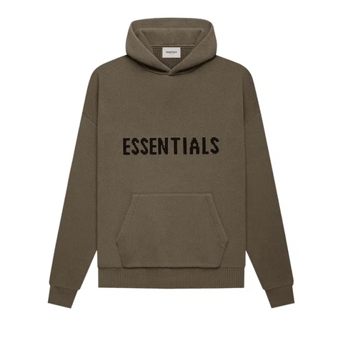 Hoodie Fear of God Essentials Knit Pullover Hoodie Harvest
