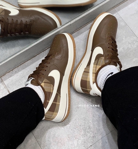 Nike Air Force 1 Low '07 LX Brown Plaid DV0791-200