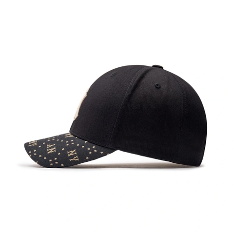 MLB Korea Diamond Monogram Point Ball Cap New York Yankees Black 3ACPM093N-50BKS