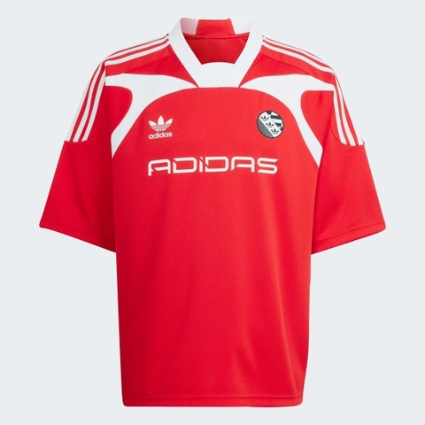 Adidas ADILENIUM OVERSIZED SHORT SLEEVE JERSEY - Red