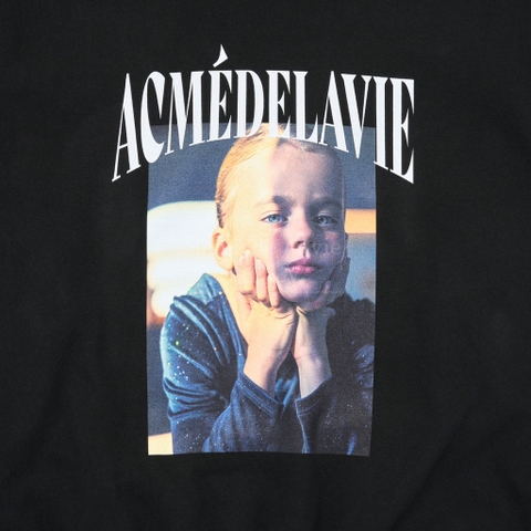 ADLV DTP WINDOW SEAT BABY FACE HOODIE BLACK