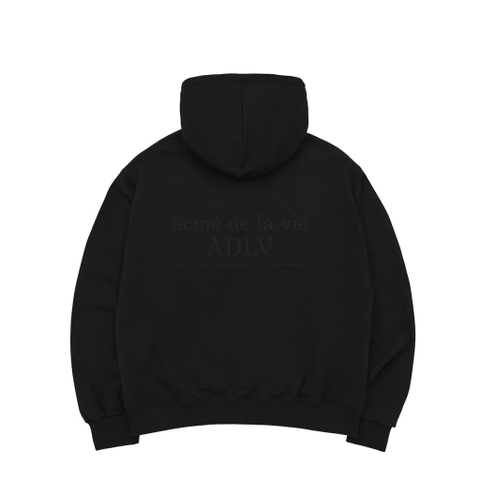 ADLV THREE BOUCLE BEAR HOODIE LIGHT BLACK