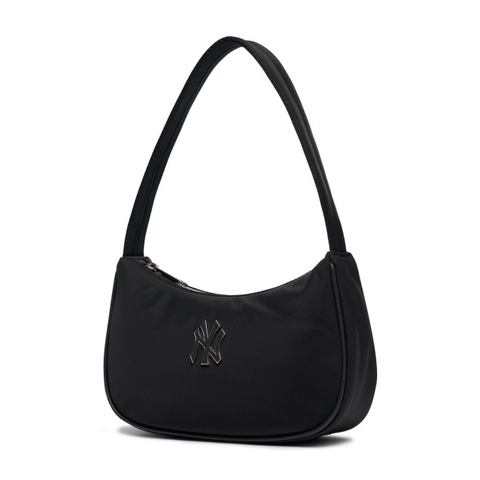 MLB Nylon Hobo Bag New York Yankees Black 3ABQS032N 50BKS