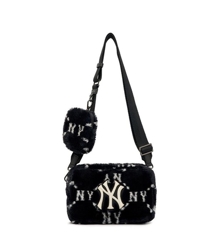 MLB Dia Monogram Fur Cross Bag New York Yankees 3ACRM1026-50BKS