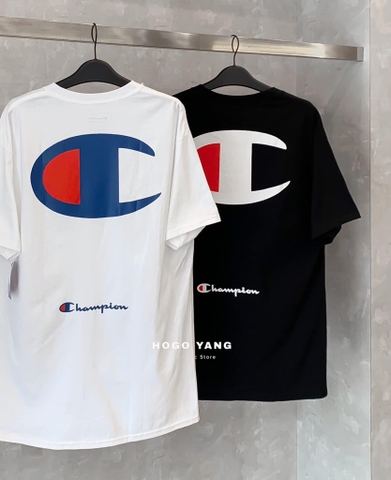 CHAMPION BIG LOGO T-SHIRT BLACK