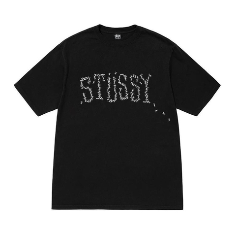 Stussy Ants Pig Dyed Tee Black