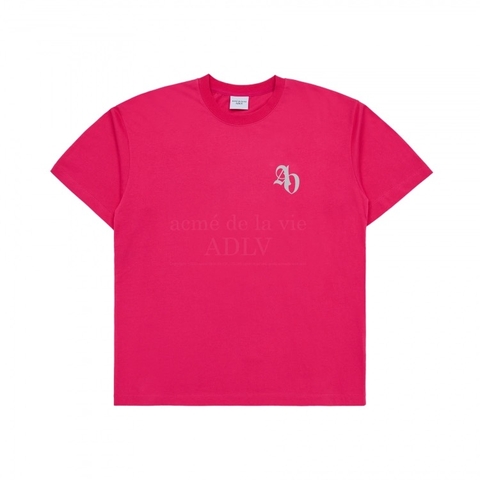 ADLV BIG NEW SYMBOL PRINTING SHORT SLEEVE TSHIRT PINK