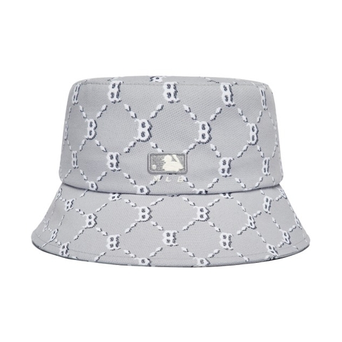 MLB Monogram Diamond Bucket Hat Boston Red Sox 3AHTM032N-43GRS