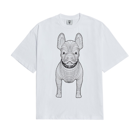 LIFE WORK Big Ladog Short Sleeve T-Shirt White