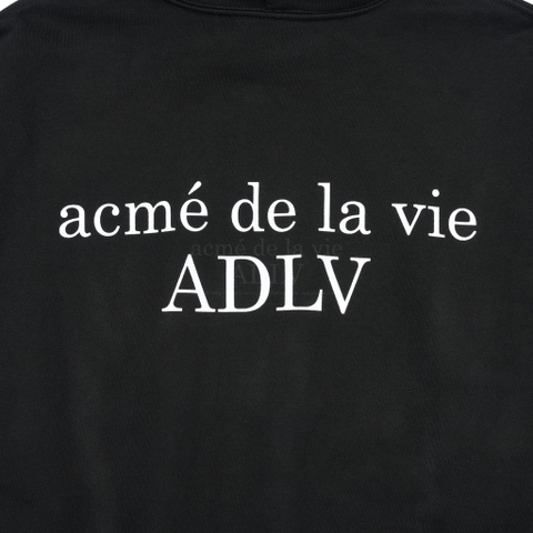 ADLV DTP WINDOW SEAT BABY FACE HOODIE BLACK
