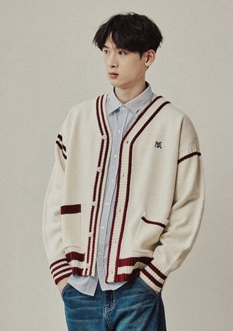 RMTC PREPPY KNIT CARDIGAN OATMEAL