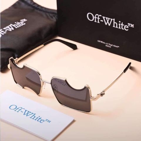 Off-White Metal Temple Geometric Sunglasses OERI046F22MET001 7207