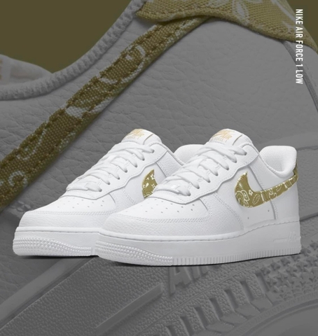 Nike Air Force 1 Low Olive Paisley