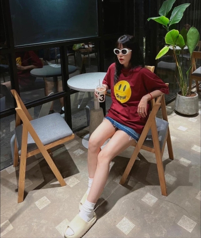 DREW HOUSE MASCOT SS TEE BURGUNDY