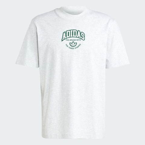 adidas Originals VRCT Short Sleeve Tee 'Light Grey Heather' IS2929