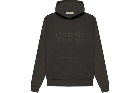 Fear of God Essentials Hoodie Off Black