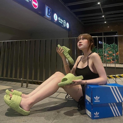 Adidas Adilette 22 Slides 'Magic Lime'