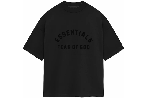 Fear of God Essentials Heavy Jersey Crewneck Tee Jet Black